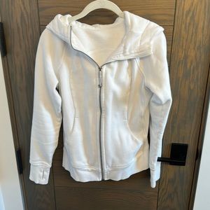 LULULEMON WHITE SCUBA JACKET